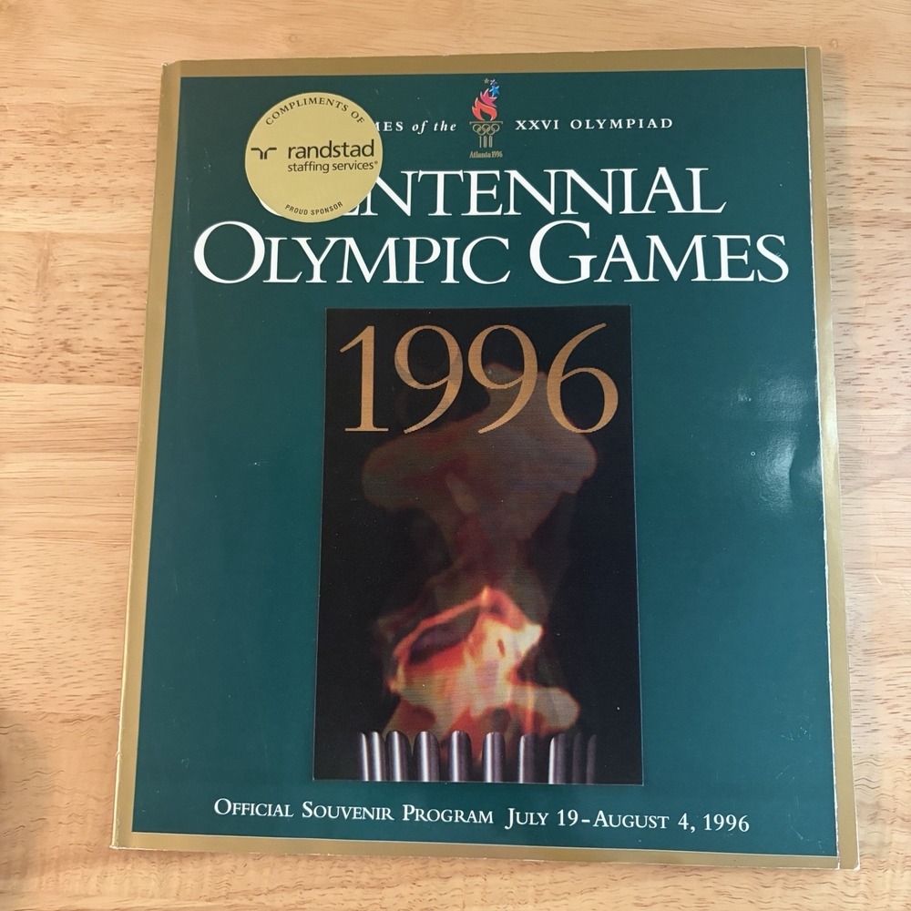 Official Souvenir Program Centennial Olympic Games 1996‎ Atlanta Georgia USA
